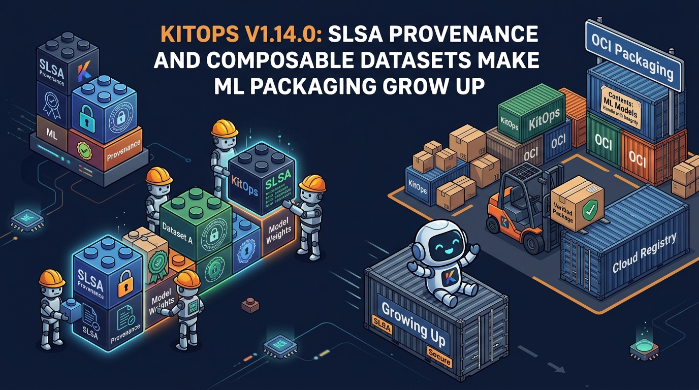 KitOps v1.14.0: SLSA Provenance and Composable Datasets Make ML Packaging Grow Up