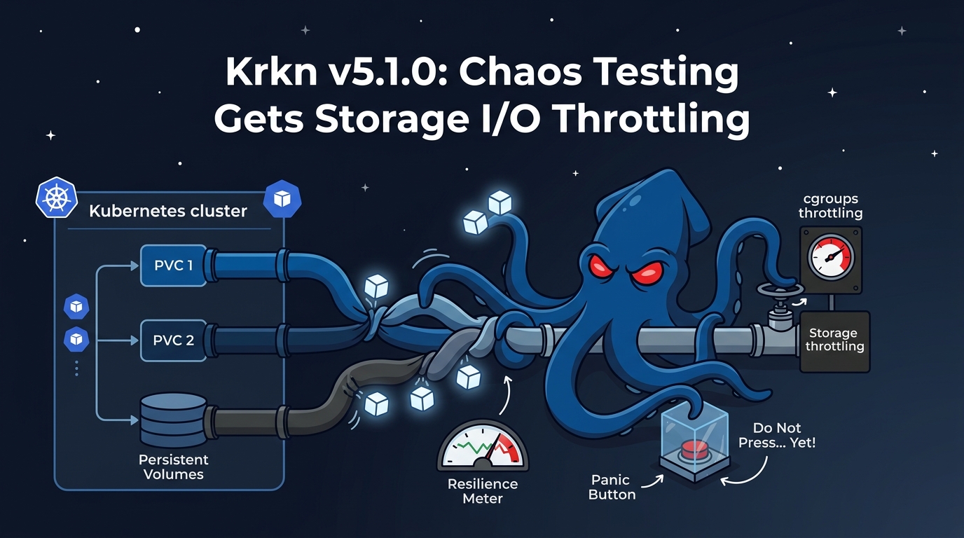 Krkn v5.1.0: Chaos Testing Gets Storage I/O Throttling for PVC Workloads