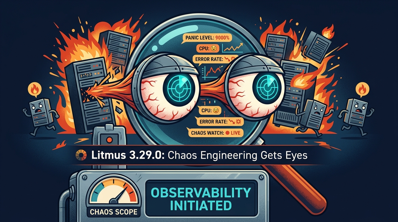 Litmus 3.29.0: Chaos Engineering Gets Eyes with Prometheus Metrics and a Whole Lot More