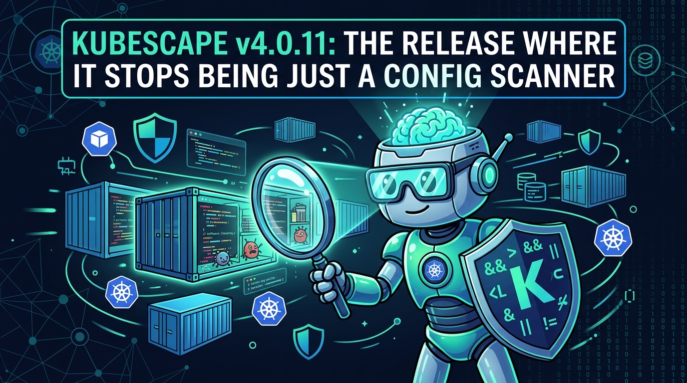 Kubescape v4.0.11: The Release Where It Stops Being Just a Config Scanner