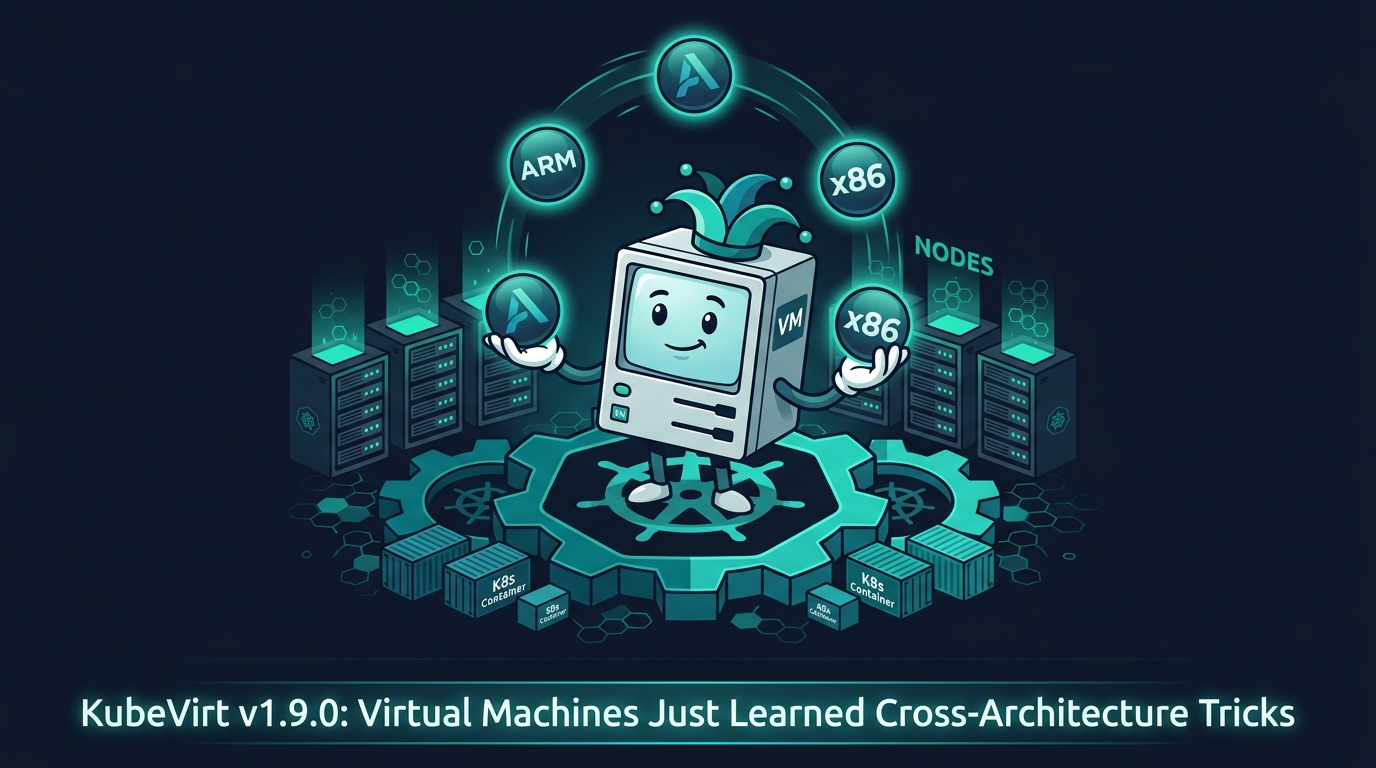 KubeVirt v1.9.0: Virtual Machines Just Learned Cross-Architecture Tricks