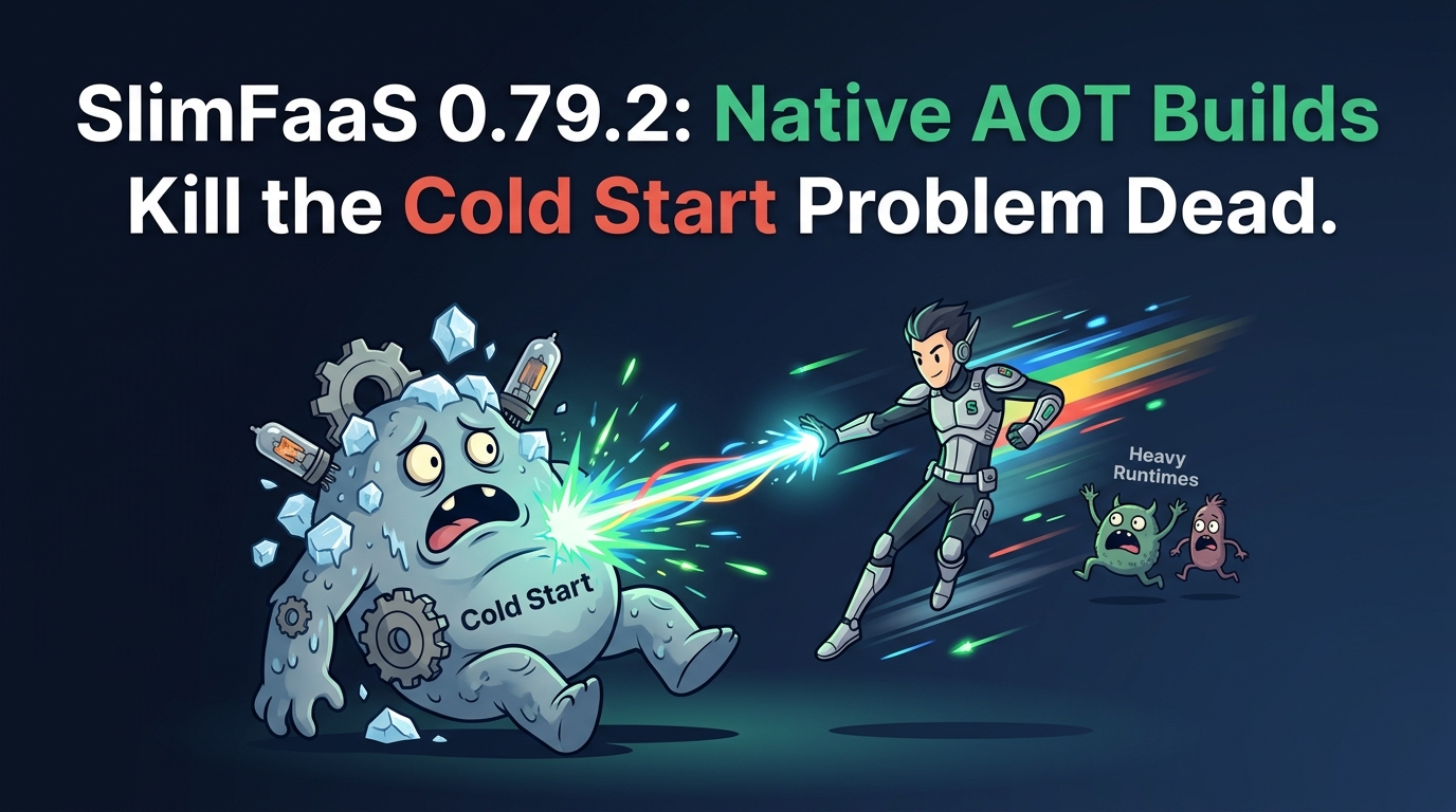 SlimFaaS 0.79.2: Native AOT Builds Kill the Cold Start Problem Dead