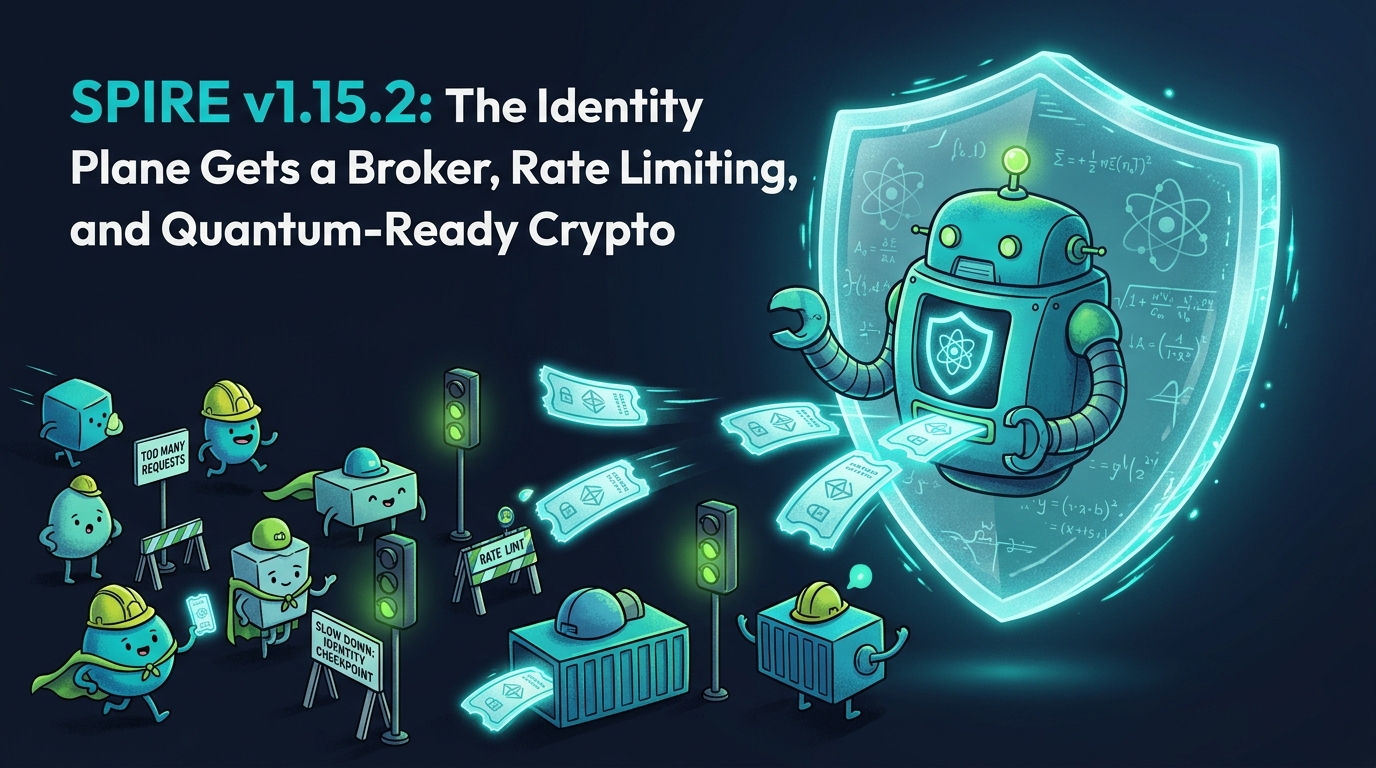 SPIRE v1.15.2: The Identity Plane Gets a Broker, Rate Limiting, and Quantum-Ready Crypto